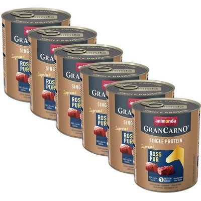 Animonda GranCarno Single Protein konské 6 x 800 g