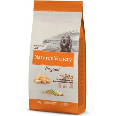 Nature's Variety Nature s Variety Dog Original Medium Chicken 12 кг