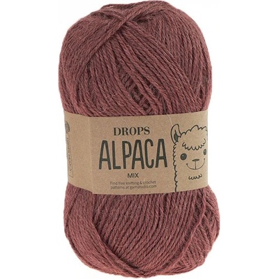 Příze DROPS Alpaca mix 9024 -tmavá starorůžová