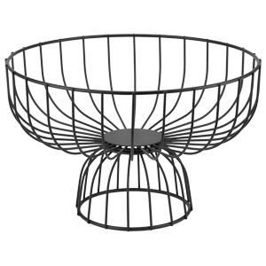 Horecano HORECANO-REN-Фруктиера метална кръгла на столче Ø28xh18.5cm ЧЕРНА (HC-39159) (0139159)