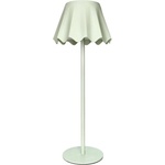 Brandani Светлозелена метална LED затъмняваща се настолна лампа (височина 36 cm) - Brandani (50133)