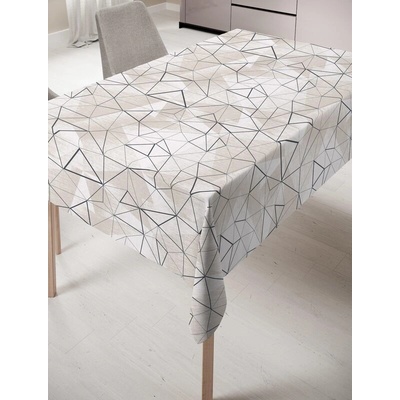 Forbyt Ubrus s nešpinivou úpravou Diament béžovohnědý 120x140cm