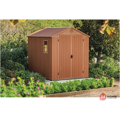 Keter Градинска барака Keter Darwin, имитация на дърво 190x244x221 см