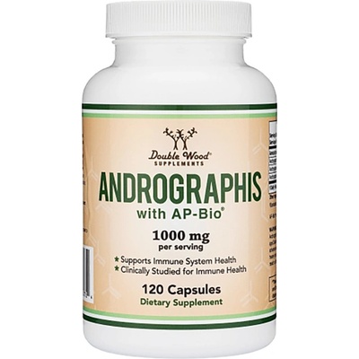 Double Wood Supplements Adrographis with AP-Bio® 1000 mg [120 капсули]