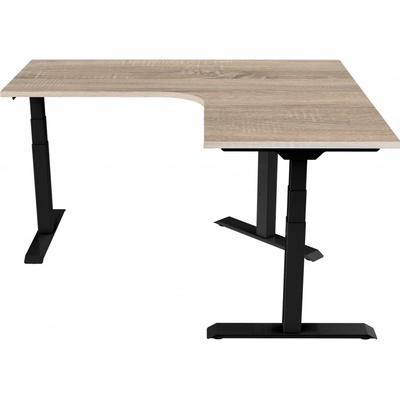 Delso Shaper 130 x 160 cm pravý šedý / dub