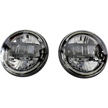 Súprava 7" LED svetlometov, Európska homologizácia E24, Čierna, Philips LED, Jeep Wrangler JK, TJ, CJ's, serie KingKong