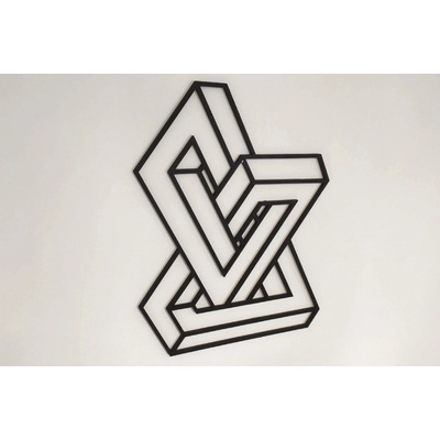 MAJADESIGN Dřevěný obraz - GEOMETRIE - BAREVNĚ LAKOVANÝ
