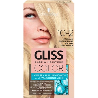Schwarzkopf Gliss Color 10-2 Chladný Blond