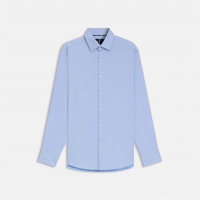 HUGO BOSS Boss P-Hank-Kent-C1-222 10241343 02 Oxford Shirt Mens - Pastel Blue