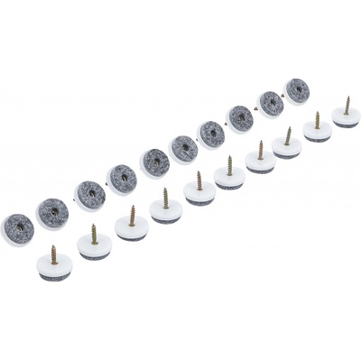 Podložky filcové pod nábytek, se šrouby, O 24 mm, 20dílná sada - BGS 80862 – Hledejceny.cz