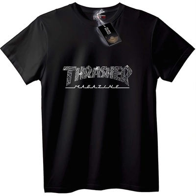 NOONEBRAND Тениска Thrasher Magazine - 2XL, White