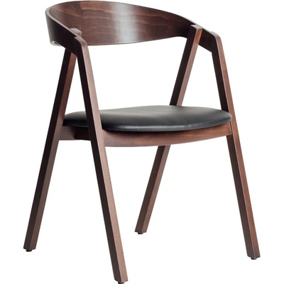 FormWood Henry ořech / ekokůže černá matná