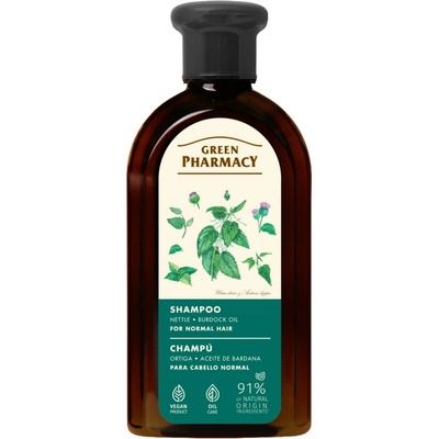 Green Pharmacy šampon pro normální vlasy Kopřiva a olej z kořenů lopuchu 350 ml