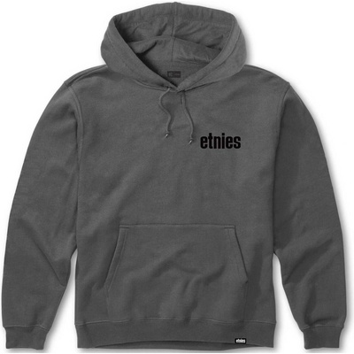 Etnies Wordmark Hoodie Dark Grey/Black
