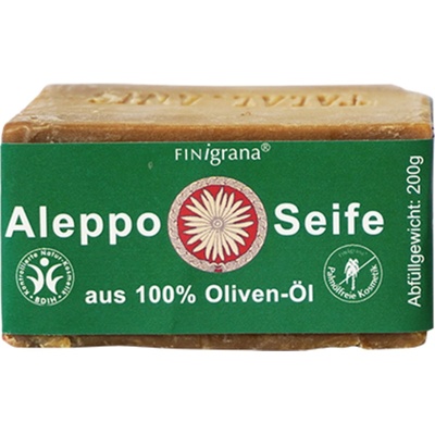 FINigrana Bio & Naturkosmetik mydlo Aleppo 100 % olivový olej 200 g