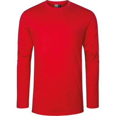 Promodoro pánské triko s dlouhým rukávem E4099 Fire Red