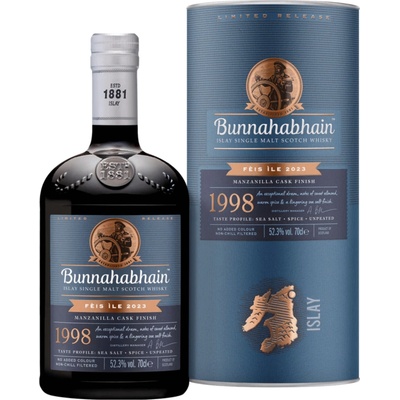 Bunnahabhain Manzanilla Cask 1998 52,3% 0,7 l (tuba)