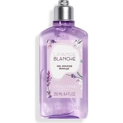 L'Occitane Lavande Blanche jemný sprchový gél s levandulovým olejem 250 ml