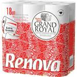 Renova Grand Royal 4 пластова тоалетна хартия 18 ролки бяла