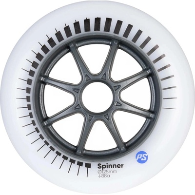 Powerslide Spinner 125mm 88A White 3ks