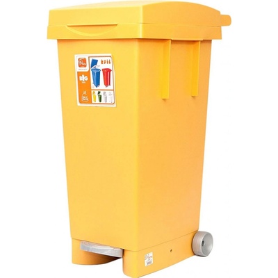 A-Z Reklama CZ Big Tata s kolečky Žlutý 80 l