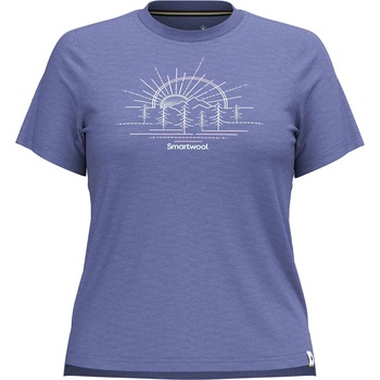 Smartwool Mountain Sol Short Sleeve Graphic Tee Размер: M / Цвят: син