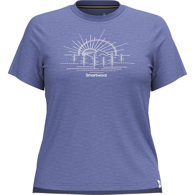 Smartwool Mountain Sol Short Sleeve Graphic Tee Размер: L / Цвят: син