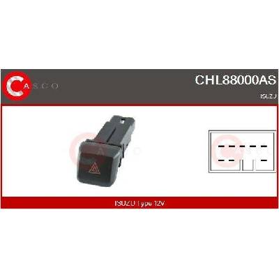 PRZELACZNIK AWARYJNYCH 8PIN