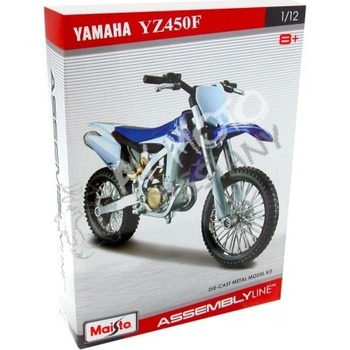 Maisto Model Yamaha YZ450F KIT 1:12