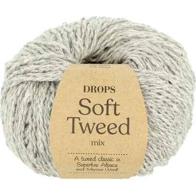 Drops Soft Tweed MIX 06 svetlá sivá
