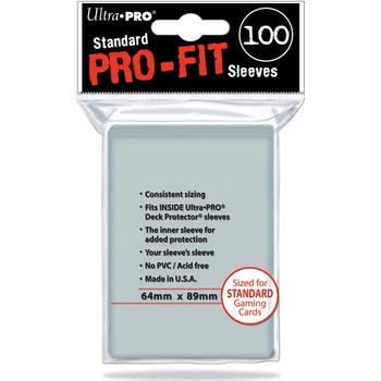 Ultra Pro Obaly na karty PRO-FIT 100ks