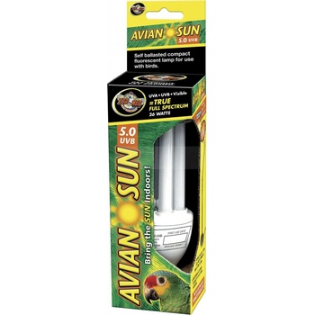 AvianSun 5.0 UVB Compact Fluorescent Bird Lamp 20 W