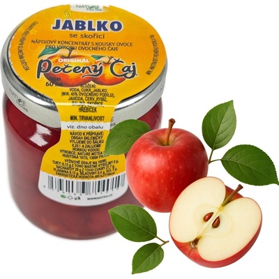 NoTea Pečený čaj s cukrem Jablko se skořicí 55 ml