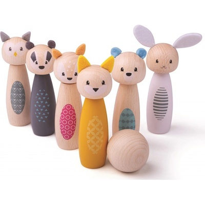 Bigjigs Toys Kolky Lesné zvieratká