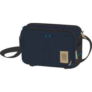 Topo Designs Сак Topo designs Global Briefcase Luggage - Navy / Sahara - размер 20 l (510-5446-0211)