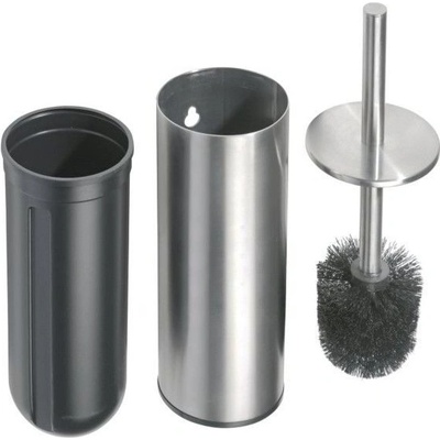 X-Steel WC štětka na postavení i zavěšení na stěnu broušená nerez 102313069 černá