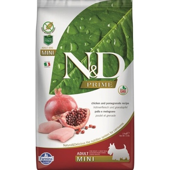 N&D Grain Free Dog Adult Mini Chicken&Pomegranate 2 x 7 kg