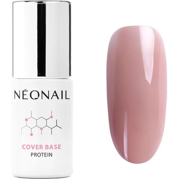 NEONAIL Cover Base Protein основен лак за нокти с гел цвят Pure Nude 7, 2ml