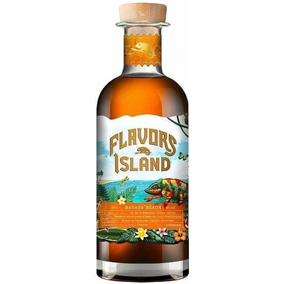 Flavors Island Banana Beach 38% 0.7 l (holá láhev)