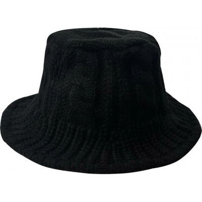 Pletený zimní klobouk černý