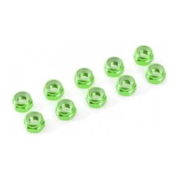 Revtec Самозаключваща се гайка m2 алуминий зелена (10)