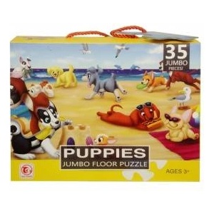 Swede 35-piece XL puzzle in a box with a handle