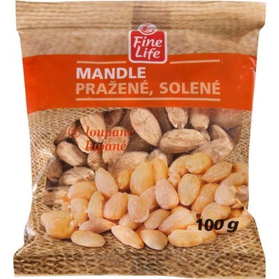 Fine Life mandle pražené solené, 300 g
