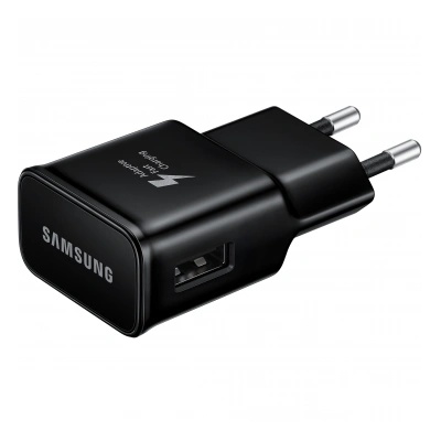 Samsung Оригинално зарядно Samsung Type-C Travel Charger EP-TA200EBE, Черно (TA200EBE)