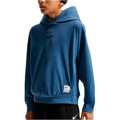 Nike Детски суичър Nike Kid's Pro Dri-FIT Fleece Pullover Training Hoodie - Mystic Navy / Black - размер XL (704-6165-0215)