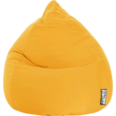 Beanbag sedací vak Easy XL 70 × 110 cm žlutý