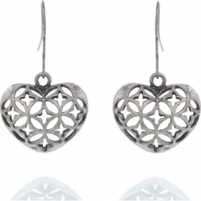 Prosperk ocelové náušnice srdíčka S1149