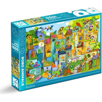 ROOVI - Puzzle Robo Animals - 1 000 piese