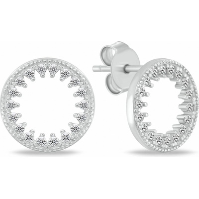 Brilio Silver náušnice EA1058W