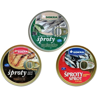 Sokra Šproty Vyprážané šproty v paradajkovej omáčke s chilli 160 g
